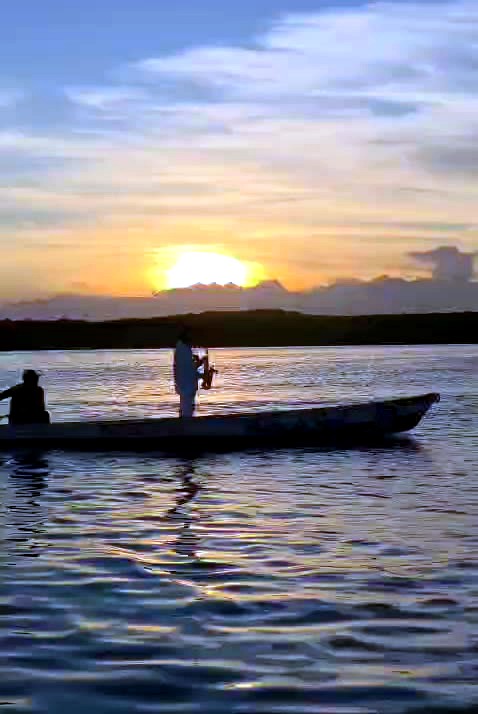 Pôr do sol no Jacaré, em João Pessoa